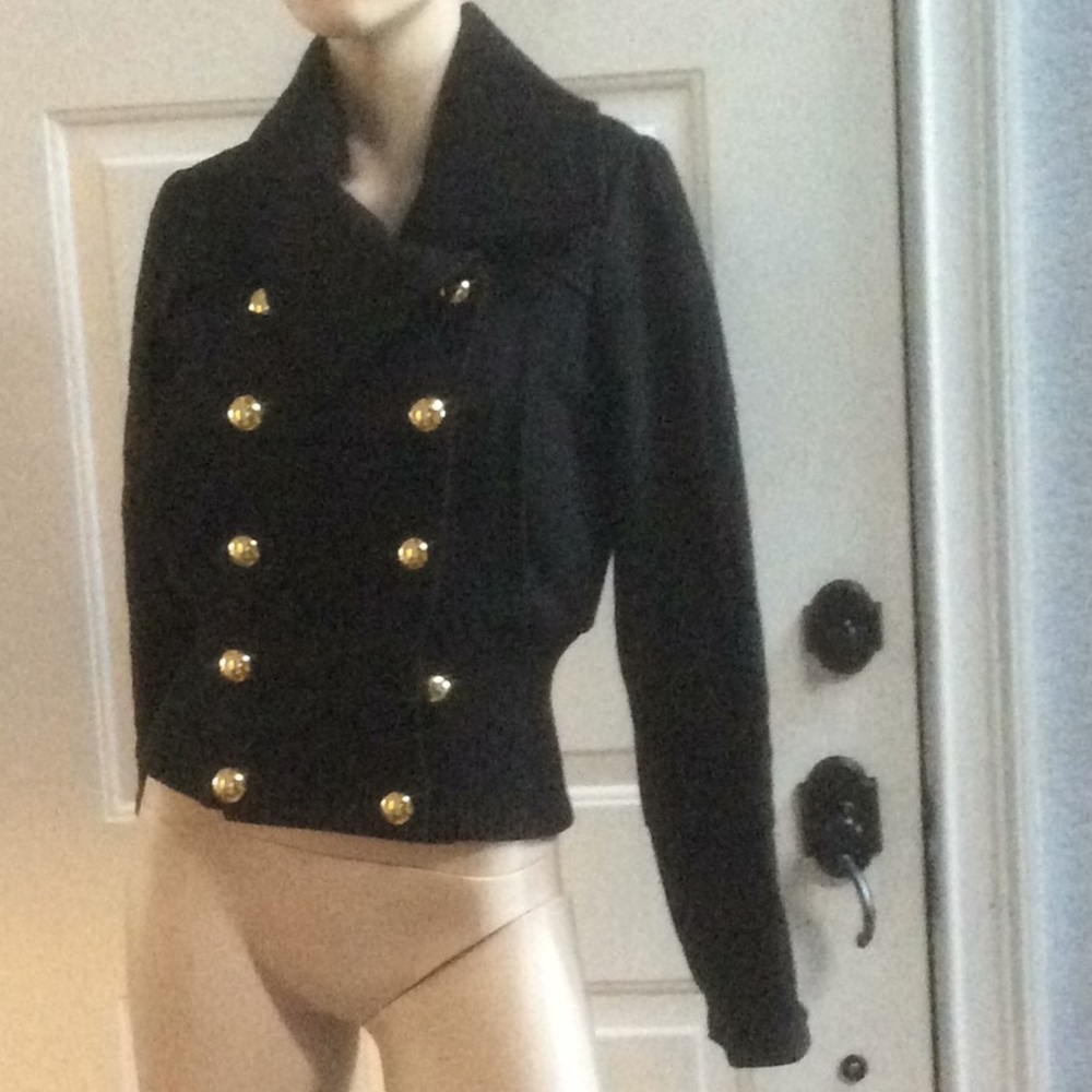 New Baby Phat black wool jacket Sz S